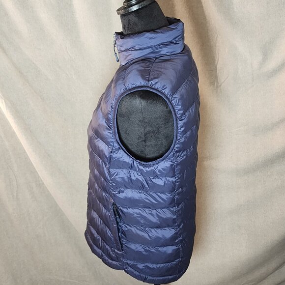 32 Degrees Womens Small Puffer Vest NavyHeat Zipper Closure Lightweight cabin - Picture 2 of 8